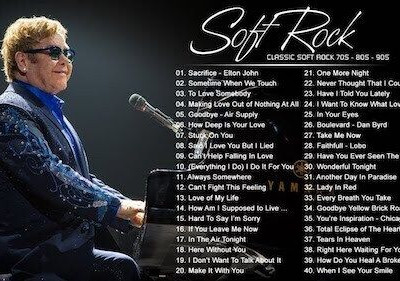 Elton John, Rod Stewart, Chicago, Phil Collins, Bee Gees, Air Supply - Best Soft Rock Songs Ever