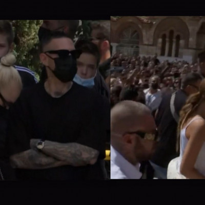 Κηδεία Mad Clip: Συντετριμμένη η Τάμτα -Στο πλευρό της οικογένειας