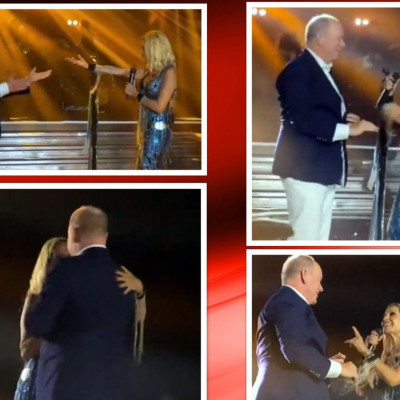 Δείτε την Άννα Βίσση να χορεύει με τον Πρίγκιπα Αλβέρτο του Μονακό και να του αφιερώνει το «Δώδεκα»