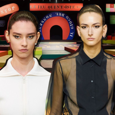 Dior SS/22’: Το μυστικό του Peter Phillips για τέλειο διπλό eyeliner όπως το είδαμε στην πασαρέλα