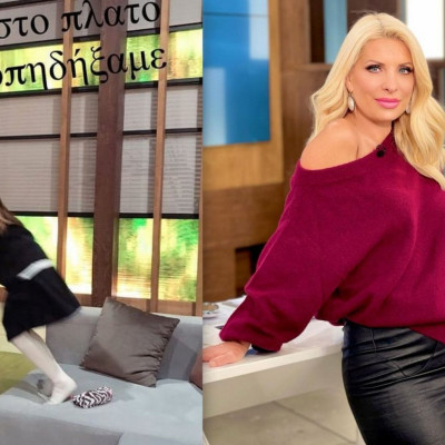Ελένη Μενεγάκη: Αυτή η μικρή αναστάτωσε την εκπομπή της  (Photos)