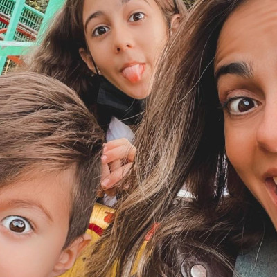 Αγγελική Δαλιάνη: Οι απίθανες χριστουγεννιάτικες φώτο με τα παιδιά της