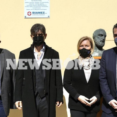 Πλεύρης - Γκάγκα εγκαινίασαν το νέο σύστημα παροχής οξυγόνου του Γενικού Νοσοκομείου της Κω