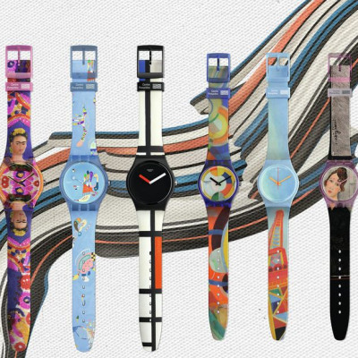 Η Swatch ενώνει τις δυνάμεις της με το Centre Pompidou για μια συλλογή ρολογιών που ξεχειλίζει τέχνη