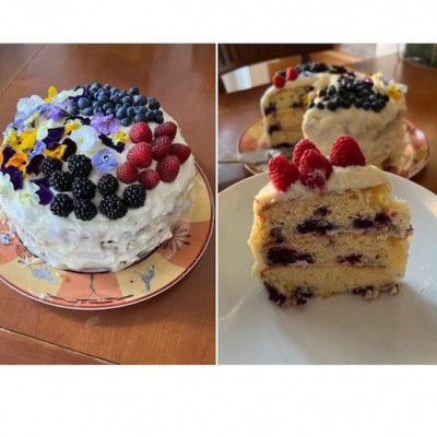 Μαγική συνταγή για πεντάμορφο κέικ με blueberry και λεμόνι