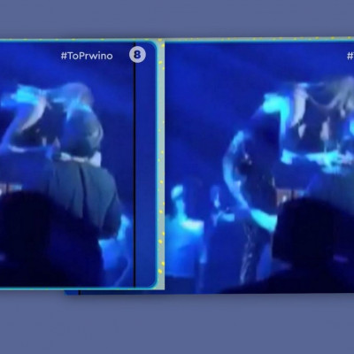 Δέσποινα Βανδή - Βασίλης Μπισμπίκης: Νέα πλάνα από το πρώτο δημόσιο φιλί του ζευγαριού!