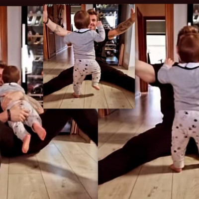 Άκης Πετρετζίκης: Ο Αχιλλέας κάνει τα πρώτα του βήματα και… τρέχει στην αγκαλιά του μπαμπά του!