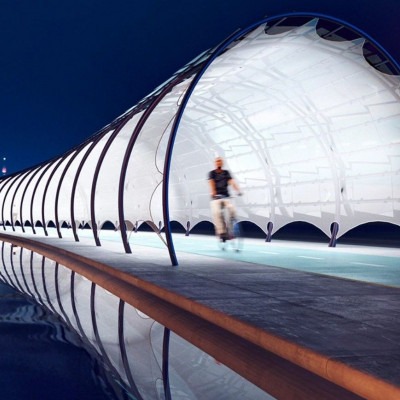 Ο ποδηλατόδρομος του μέλλοντος που παράγει ηλιακή ενέργεια ενώ κάνεις ποδήλατο