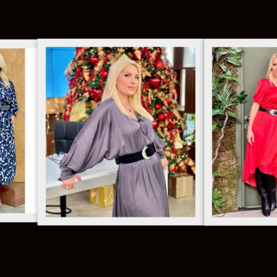 Ελένη Μενεγάκη: Με ένα μοναδικό στιλιστικό τρικ κάνει τις καμπύλες της να φαίνονται θεϊκές