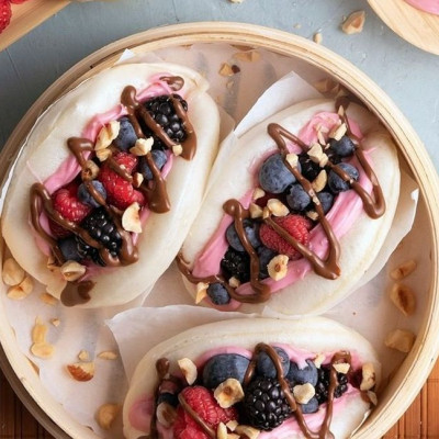 Γλυκά bao buns από τον Άκη Πετρετζίκη