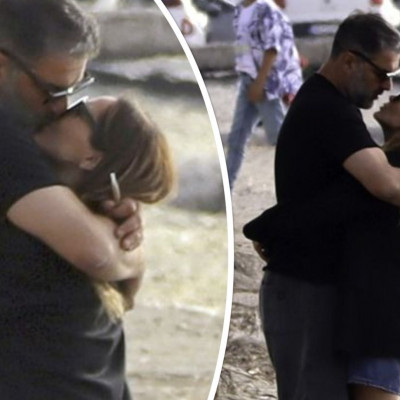 Ο έρωτας Βανδή-Μπισμπίκη σε φωτογραφίες - Tα φιλιά στη Θεσσαλονίκη