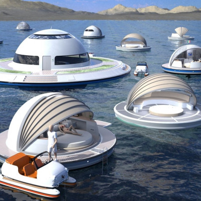 Αυτές οι φουτουριστικές πλωτές σουίτες ξενοδοχείων αποτελούν το πιο eco living ξενοδοχείο