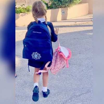 Ελένη Μενεγάκη: Στο σχολείο με τον Μάκη Παντζόπουλο για την Μαρίνα και ο προβληματισμός της