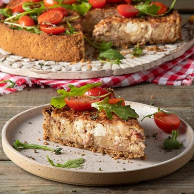 Άκης Πετρετζίκης: Τάρτα πατάτας με φέτα και μπέικον