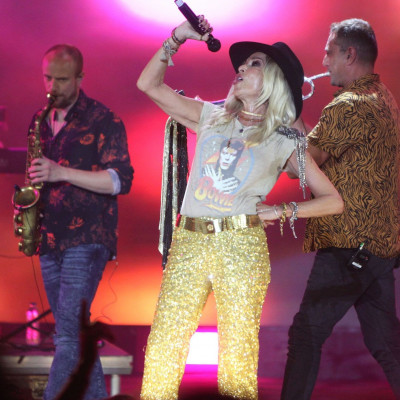 Ο James Franco βρέθηκε στο Θέατρο Άλσος και η Άννα Βίσση δεν έκρυψε τον ενθουσιασμό της