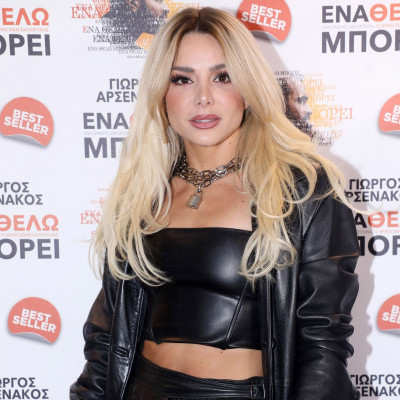 Η Josephine με total leather σύνολο ήταν η απόλυτη pop diva