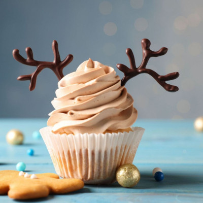 Gingerbread βουτυρόκρεμα για τα χριστουγεννιάτικα cupcakes