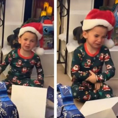 Έξαλλος με το δώρο του ο πιτσιρικάς - Ξεκαρδιστικό βίντεο