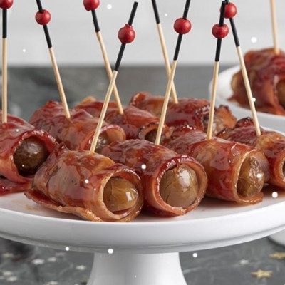 Άκης Πετρετζίκης: Κάστανα τυλιχτά με μπέικον