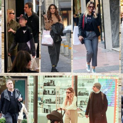 Για ψώνια πριν το ρεβεγιόν της Πρωτοχρονιάς οι celebrities!