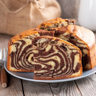 Wow ζέβρα κέικ για ένα γλυκό Σαββατοκύριακο