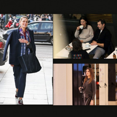 Η σπάνια εμφάνιση της Δραγούμη με τον σύζυγό της & η σικάτη Μπλάτνικ