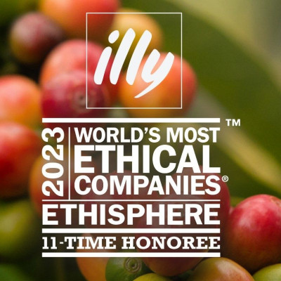 Η illycaffè ανακηρύχθηκε για 11η συνεχή χρονιά ως μία από τις πλέον ηθικές εταιρίες στον κόσμο
