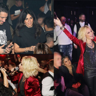 Η Σολωμού σε νέα έξοδο με τον Mente Fuerte & το γλέντι της Βίσση