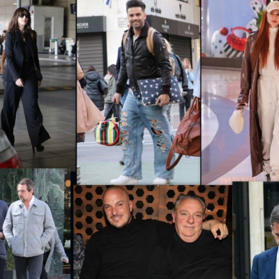 H Μπελούτσι με total black outfit και το look της Καζαντζόγλου