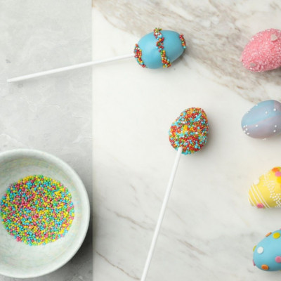 Cakepops με τα πασχαλινά κουλουράκια που περίσσεψαν