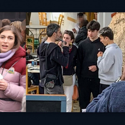 Φεντόρουφ-Λαγούτης: Στην Τήνο μαζί με τα παιδιά του ηθοποιού