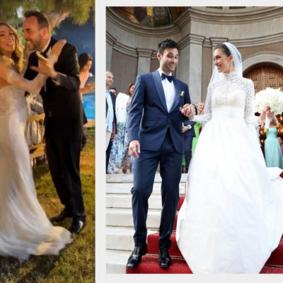 Και όμως! Τα νυφικά των Πρέλεβιτς, Κόζαρη και Θωμά είχαν κάτι κοινό!