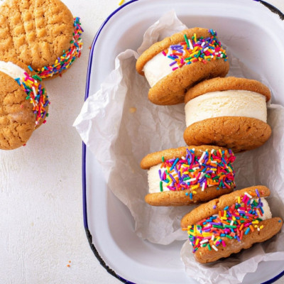 Παγωτό σάντουιτς, σπιτικό και πεντανόστιμο