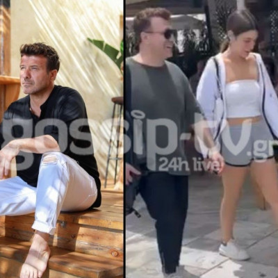 Πλούταρχος: Βόλτα με την κόρη του Κατερίνα στη Σύρο! Exclusive photos