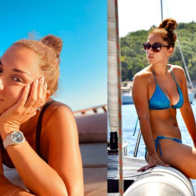 Λασκαράκη: Τα στιγμιότυπα από τις διακοπές στη μαγευτική Χαλκιδική