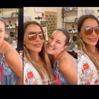 Η αδελφή του Μπισμπίκη άνοιξε μαγαζί και η Βανδή έσπευσε να ψωνίσει