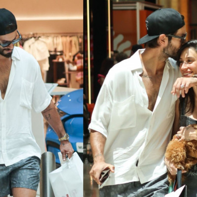 Τα τρυφερά φιλιά του Γιώργου Καράβα στη σύζυγό του