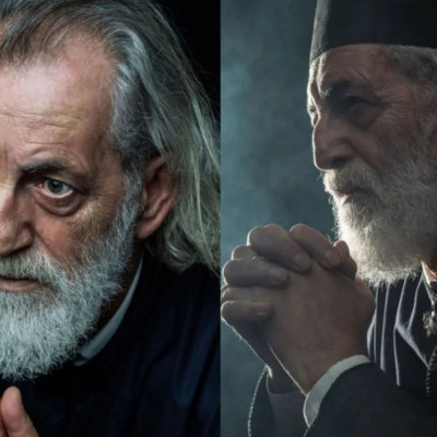 Μιχάλης Αεράκης: Σπάνιο καρέ με τον πραγματικό παπα-Μιχάλη