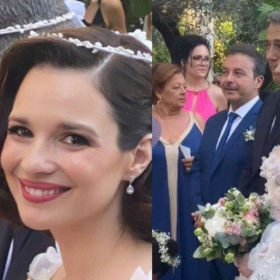 Ευγενία Δημητροπούλου: Οι πρώτες εικόνες από τον θρησκευτικό της γάμο