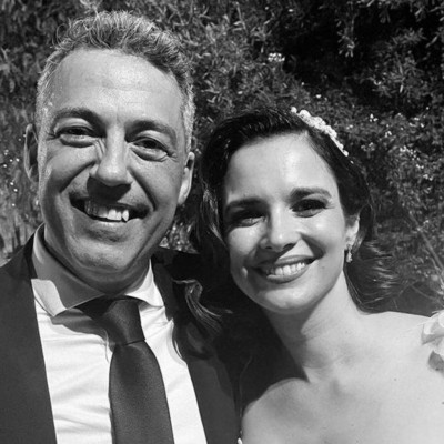 Ευγενία Δημητροπούλου: Η μπλε λεπτομέρεια στο νυφικό και ο συμβολισμός