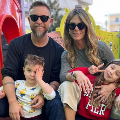 Γιάννης Βαρδής: Συγκινητικές φώτο με τα παιδιά του στο Καλλιμάρμαρο