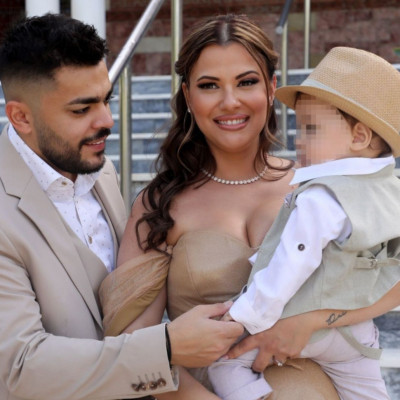 Νάργιες-Σαντικάι: Οι πρώτες φωτό από τη βάφτιση του γιου τους