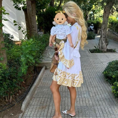 Κωνσταντίνα Σπυροπούλου: Πρωινές αγκαλιές με τον γιο της