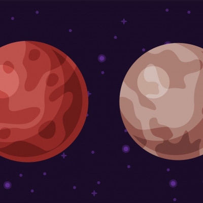 O καβγάς του Άρη και της Αφροδίτης στο χώρο του Σύμπαντος