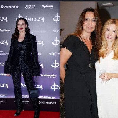 To κόκκινο σύνολο της Μιμής, η σικ Καραμπέτη & το φόρεμα της Παππά