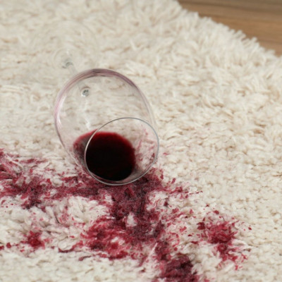 Πώς θα βγει από το χαλί ο λεκές από κόκκινο κρασί