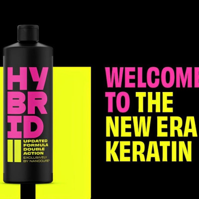 Keratin Nanocure(R) Hybrid 2: Νέα φόρμουλα υβριδικής ισιωτικής από την Angelopoulos Hair!