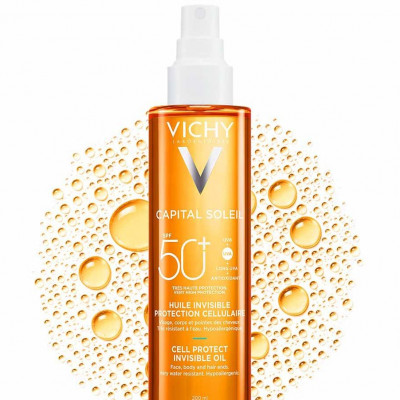 Vichy: Νέο αόρατο λάδι σώματος Cell Protect Invisible Oil SPF 50