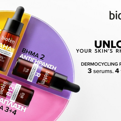 Το Bioten παρουσιάζει τη νέα σειρά DermoCycling: Τρία Serums, 4 νύχτες