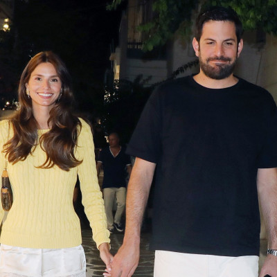 Παπαγεωργίου - Καραβασάνης στην πρώτη δημόσια και κάπως αμήχανη εμφάνιση πριν τον γάμο τους